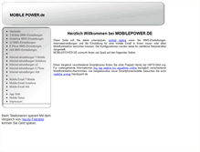 Tablet Screenshot of mobilepower.de